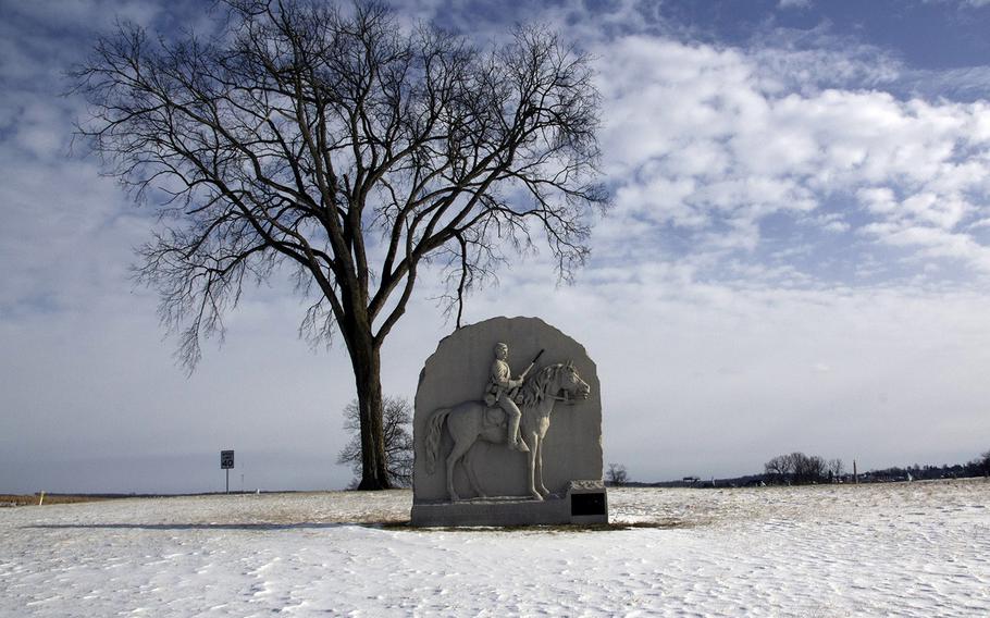 Gettysburg National Military Park, January 26, 2014.