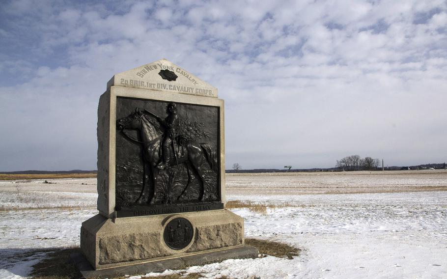 Gettysburg National Military Park, January 26, 2014.