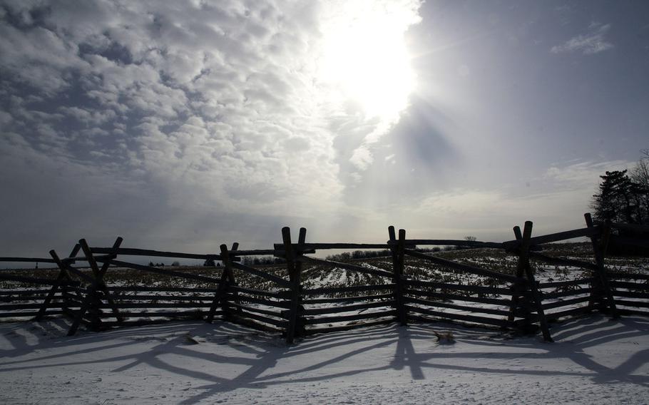 Gettysburg National Military Park, January 26, 2014.