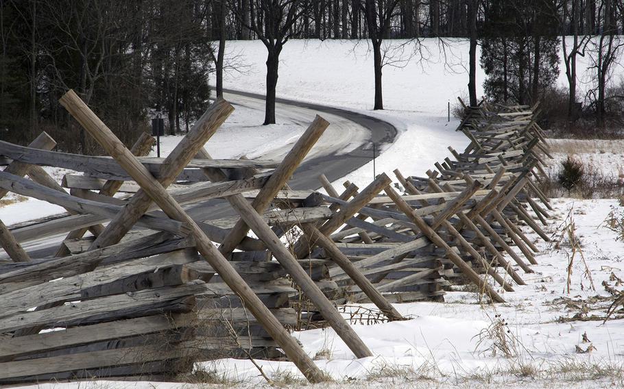 Gettysburg National Military Park, January 26, 2014.