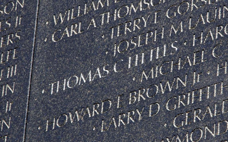 Thomas Charles Littles' name is among 13 new additions to the Vietnam Veterans Memorial in Washington, D.C.