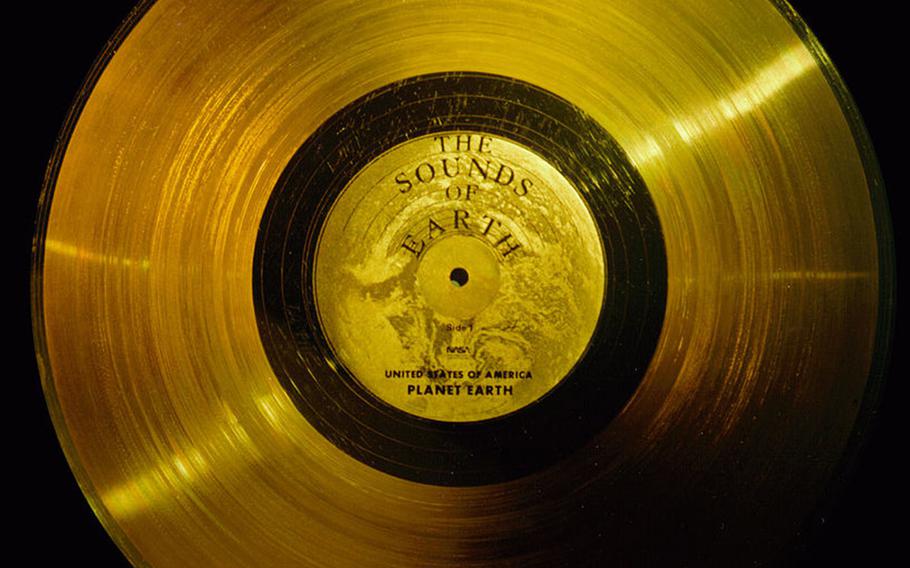 The gold-plated copper records carried on Voyager 1 and 2 carry the story of Earth into deep space. The discs contain greetings in 60 languages, music samples, as well as natural and man-made sounds from Earth.