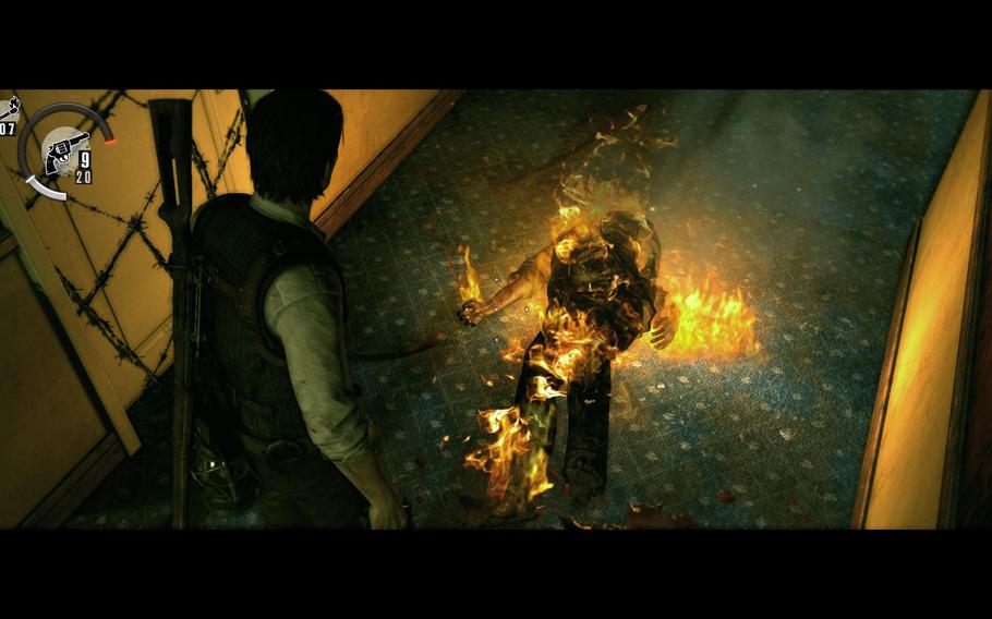 Your best weapon in "The Evil Within" is your collection of matches. Enemies can soak up a fair amount of damage before dying, unless you set them on fire. 