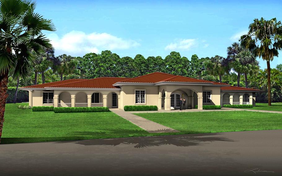 The Camp Pendleton Fisher House will be 8,000 square feet and include 8 private suites for the families of ill and injured troops receiving care at Camp Pendleton Naval Hospital.  