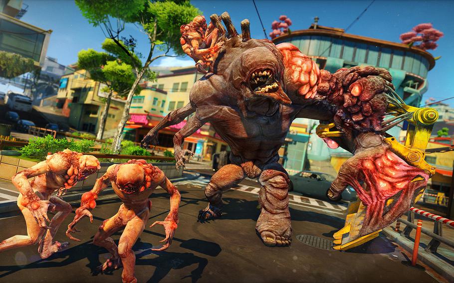 Sunset Overdrive review: Ride the rails to kaboom-town (finally on PCs,  too)