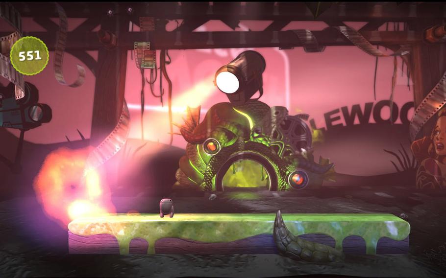 "LittleBigPlanet 3" continues with the same wacky art style of its predecessors, with levels that riff on haunted houses, Hollywood and outer space, to name a few. 
