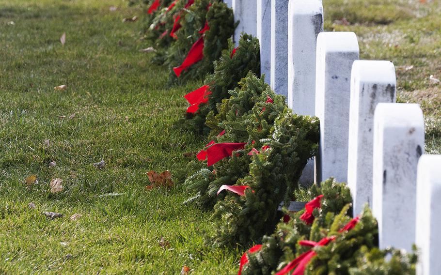 Wreaths Across America at Arlington National Cemetery, Dec. 13, 2014.
