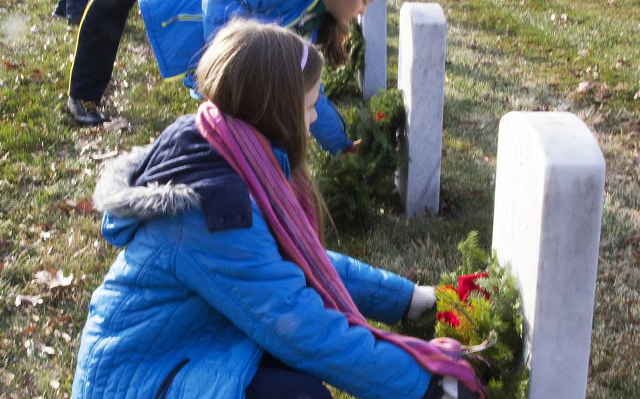 Wreaths Across America at Arlington National Cemetery, Dec. 13, 2014.