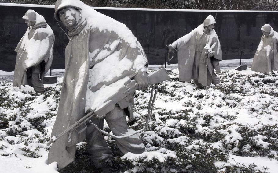 The Korean War Veterans Memorial in Washington, D.C., Feb. 17, 2015.