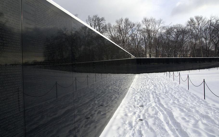 The Vietnam Veterans Memorial in Washington, D.C. Feb. 17, 2015.