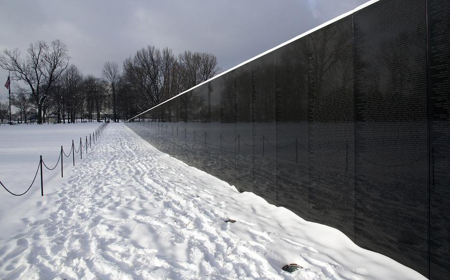 The Vietnam Veterans Memorial in Washington, D.C. Feb. 17, 2015.