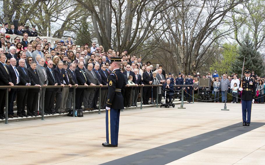 Medal of Honor Day at Arlington National Cemetery, March 25, 2016.
