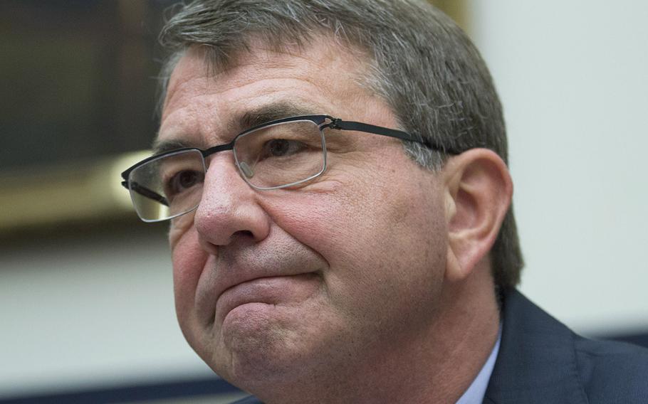 Secretary of Defense Ash Carter.