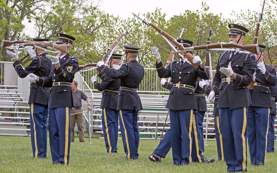 A media day Tattoo at Joint Base Myer-Henderson in Virginia on April 26, 2016.