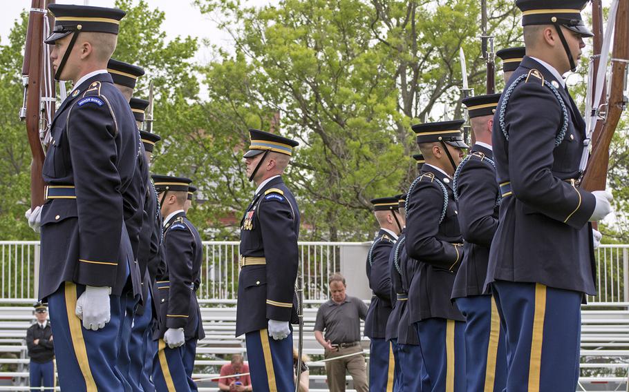 A media day Tattoo at Joint Base Myer-Henderson in Virginia on April 26, 2016.