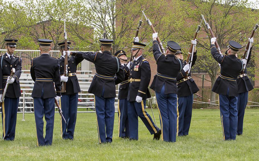 A media day Tattoo at Joint Base Myer-Henderson in Virginia on April 26, 2016.