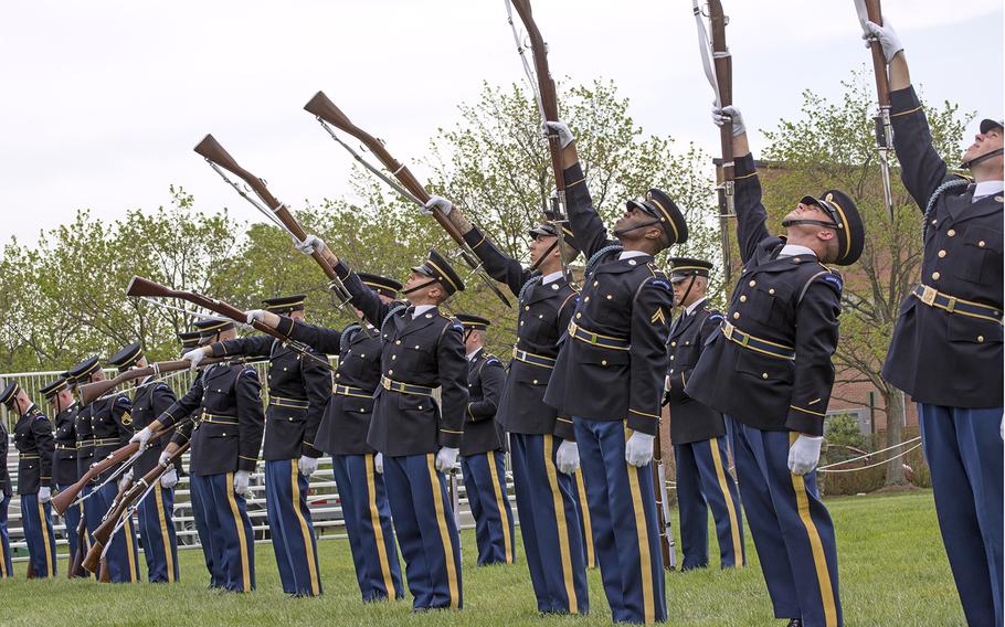 A media day Tattoo at Joint Base Myer-Henderson in Virginia on April 26, 2016.