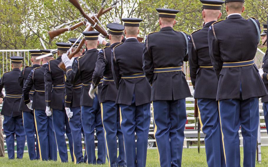 A media day Tattoo at Joint Base Myer-Henderson in Virginia on April 26, 2016.