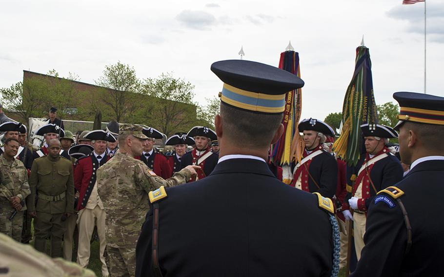 A media day Tattoo at Joint Base Myer-Henderson in Virginia on April 26, 2016.