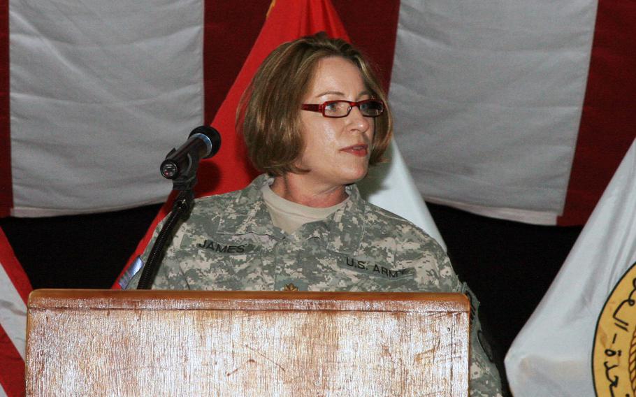 National Guard Lt. Col. Teresa James.