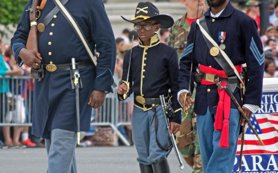 Marchers in the 2016 Memorial Day Parade.