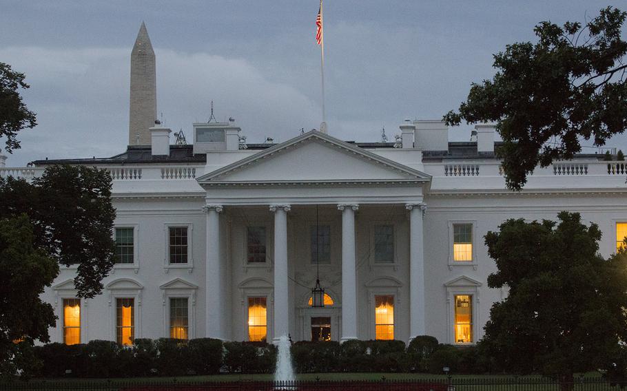 The exterior of the White House is shown in this undated photo.