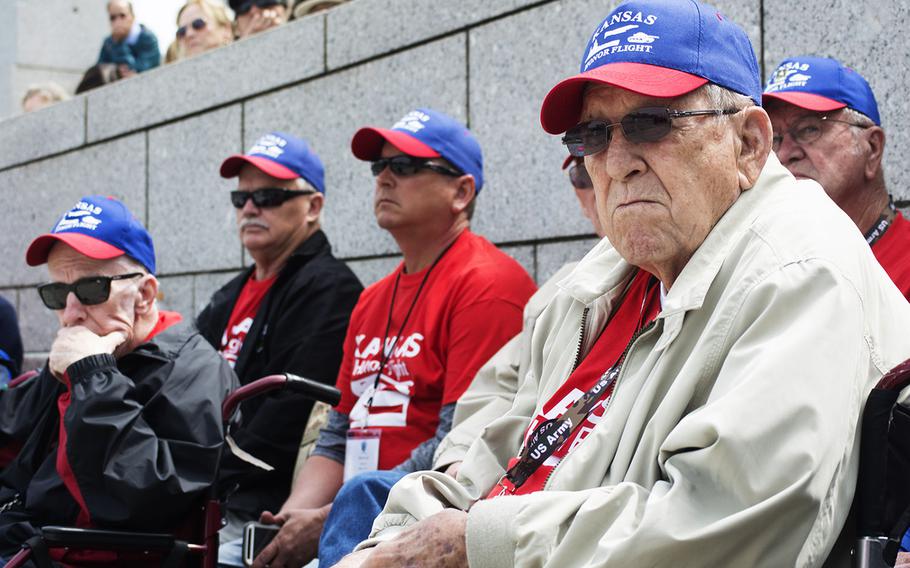 The Battle of the Coral Sea 75th Anniversary Commemoration at the World War II Memorial in Washington, D.C., on May 4, 2017.