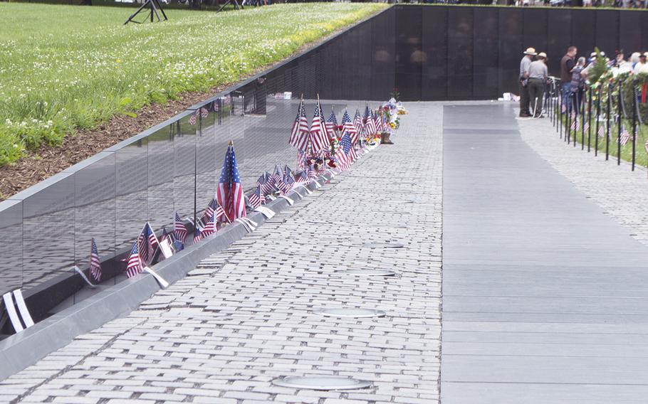 Vietnam Wall, Memorial Day, May 29, 2017