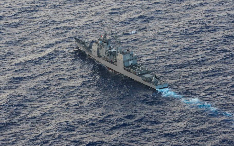 The USS Shiloh in the Indo-Asia-Pacific region on March 23, 2014.