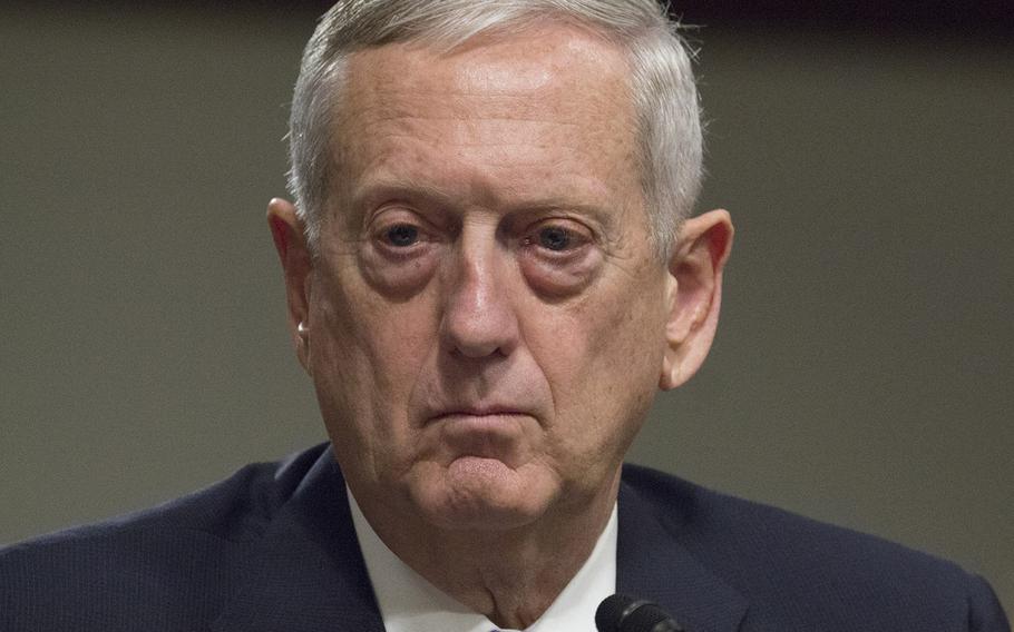 Secretary of Defense Jim Mattis.