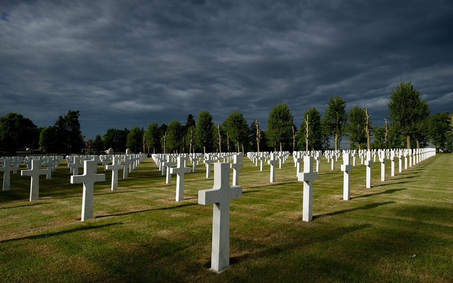 The Oise-Aisne American Cemetery and Memorial. Within are 6,012 graves and the names of  241 missing in action.


