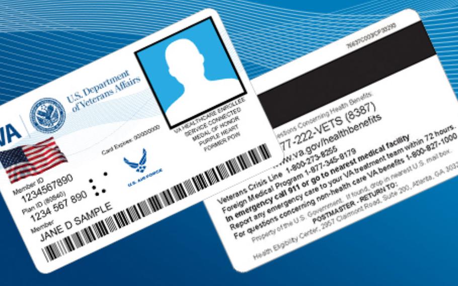 Veterans can now go online and order their new identification cards.