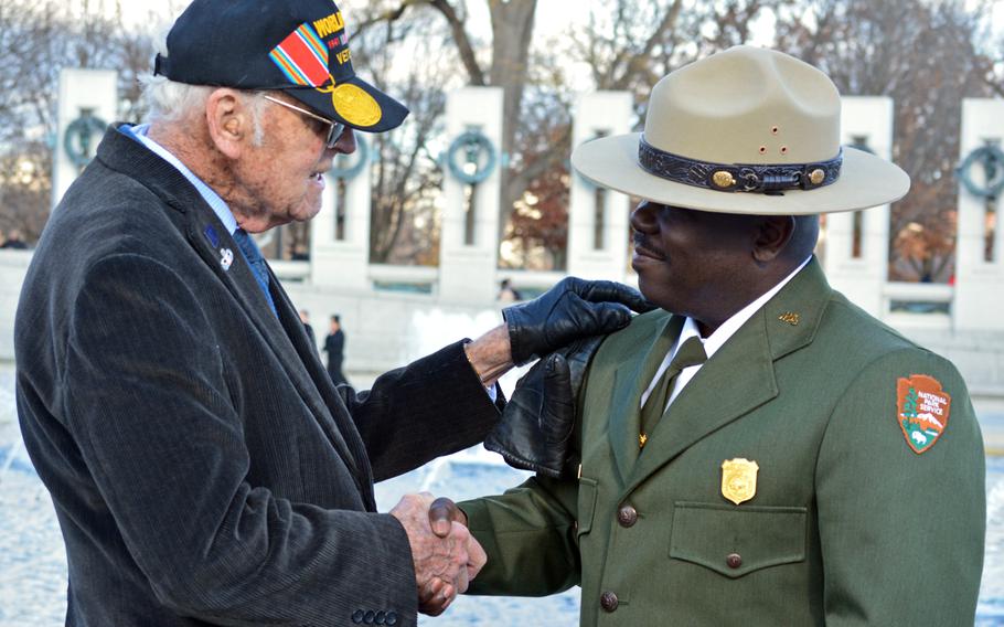 Pearl Harbor Day of Remembrance at the World War II Memorial in Washington, D.C., Dec. 7, 2017.