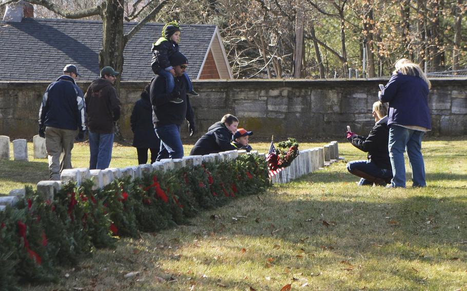 Wreaths Across America at Antietam National Cemetery in Sharpsburg, Md., December 16, 2017.