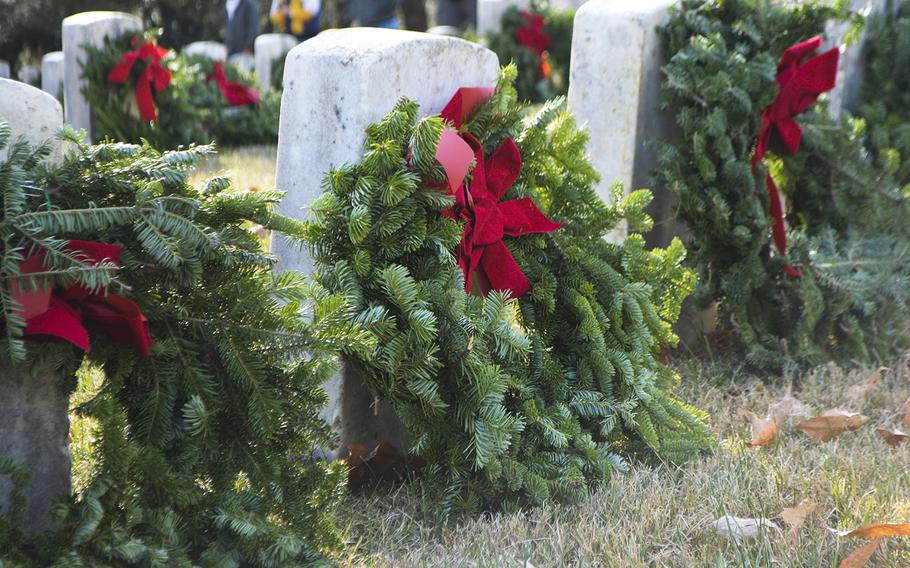 Wreaths Across America at Antietam National Cemetery in Sharpsburg, Md., December 16, 2017.