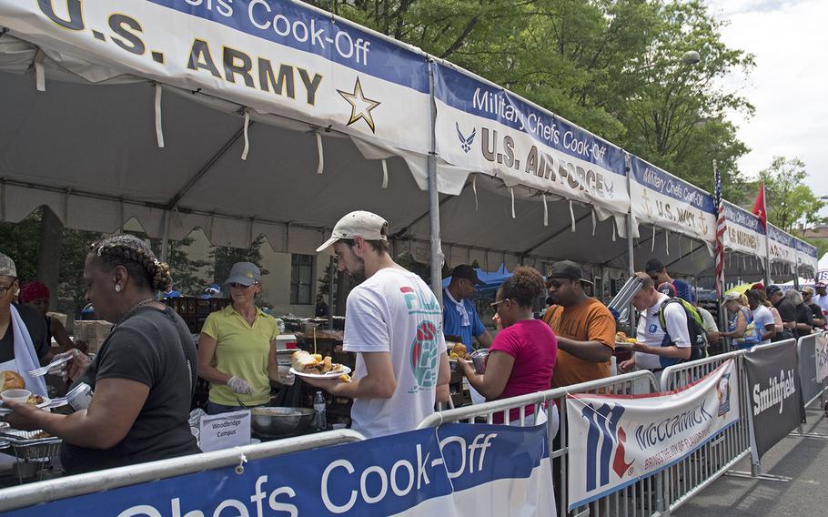 The Military Cook-Off at the 2018 Giant National Capital Barbecue Battle, Sunday, June 24, 2018.