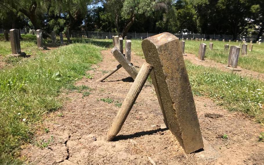 The Navy transferred the Mare Island Naval Shipyard — including the cemetery — to the city of Vallejo after the shipyard closed in 1996. While volunteers have labored to maintain the site, it has fallen into disrepair in the intervening decades.