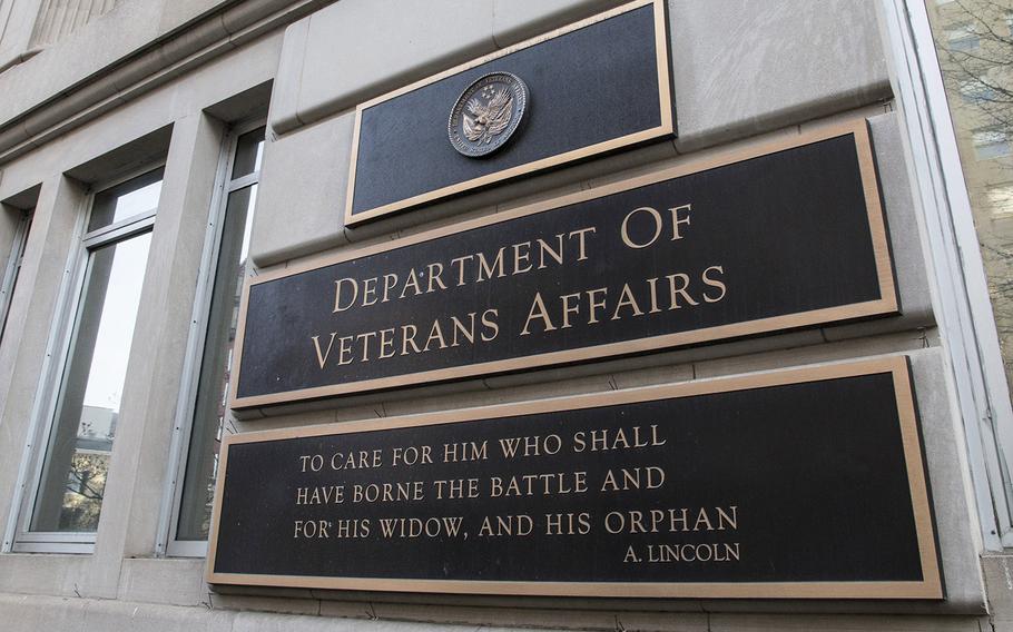 The Department of Veterans Affairs in Washington, D.C.