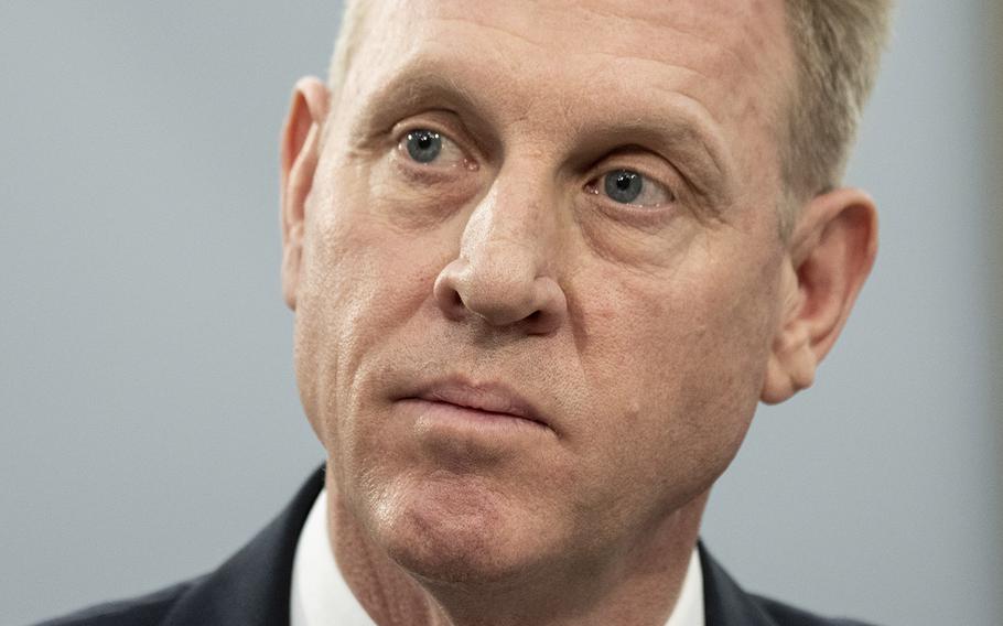 President Donald Trump plans to nominate Acting Secretary of Defense Patrick M. Shanahan, shown here at a House hearing on May 1, to fill the position on a permanent basis, the White House has announced.