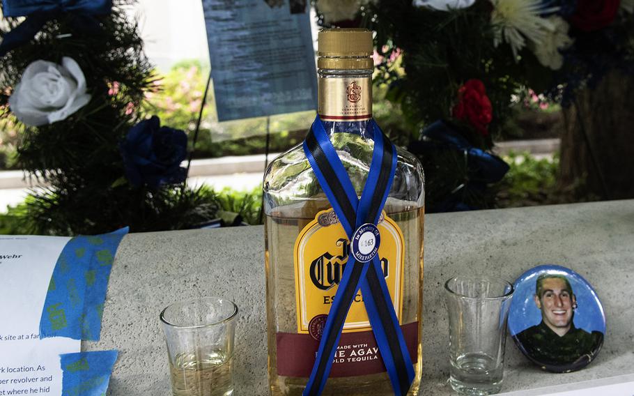 A tribute to the fallen during National Police Week at the National Law Enforcement Officers Memorial in Washington, D.C., May 14, 2019.