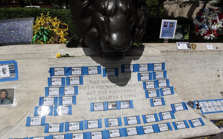 National Police Week at the National Law Enforcement Officers Memorial in Washington, D.C., May 14, 2019.