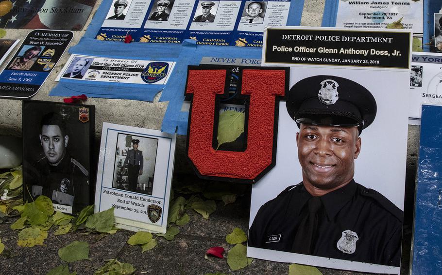 National Police Week at the National Law Enforcement Officers Memorial in Washington, D.C., May 14, 2019.