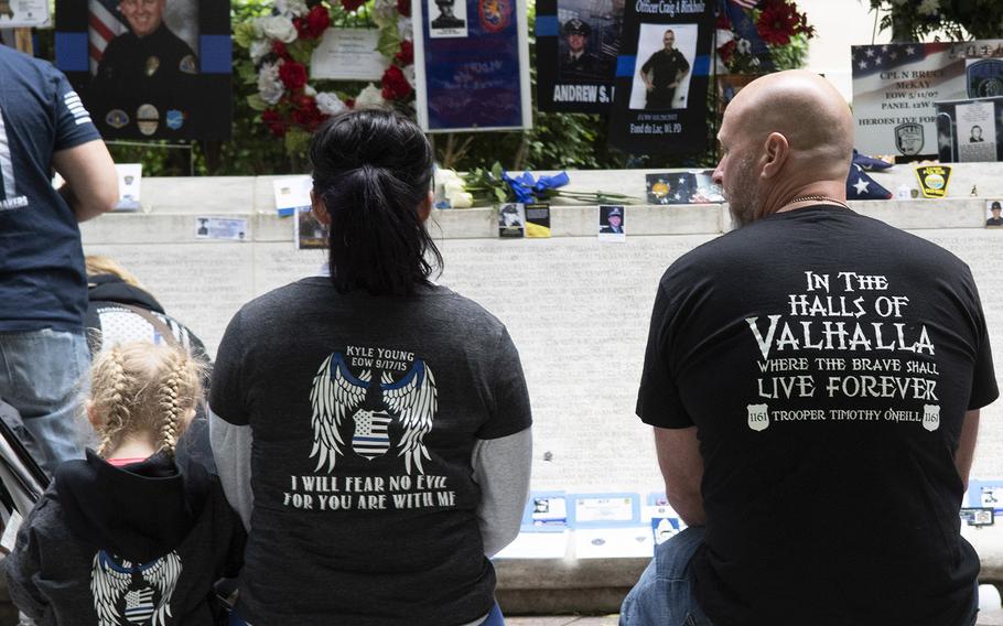 National Police Week at the National Law Enforcement Officers Memorial in Washington, D.C., May 14, 2019.