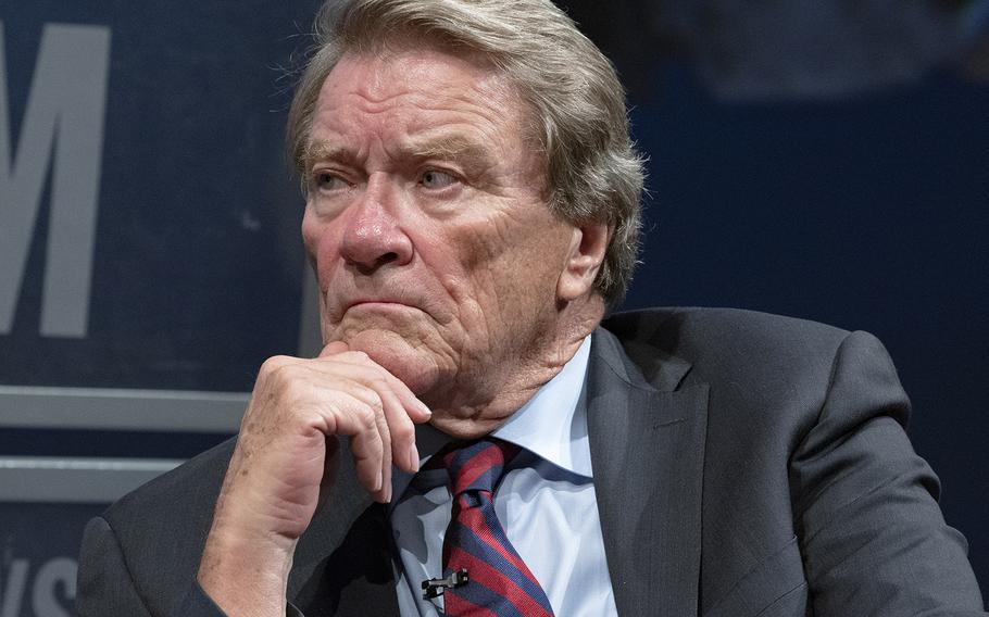 Steve Kroft of CBS-TV's "60 Minutes," at the premiere of a documentary about Stars and Stripes, "The World's Most Dangerous Paper Route," at the Newseum in Washington, D.C., in October, 2018.