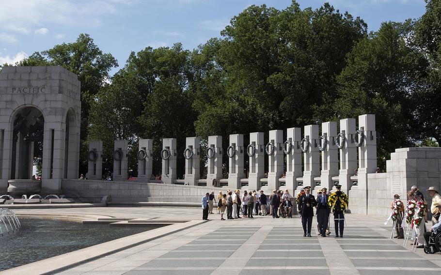 Memorial Day at the National World War II Memorial in Washington, D.C., May 27, 2019.