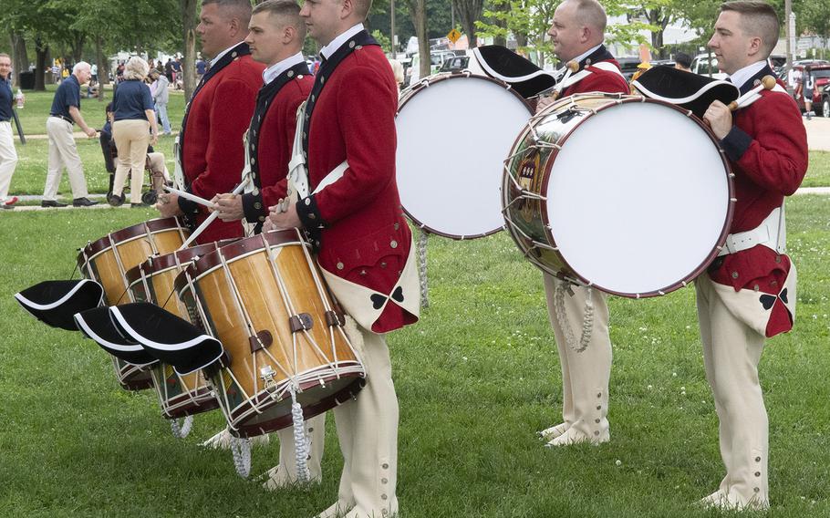 Getting ready for the National Memorial Day Parade in Washington, D.C., May 27, 2019.