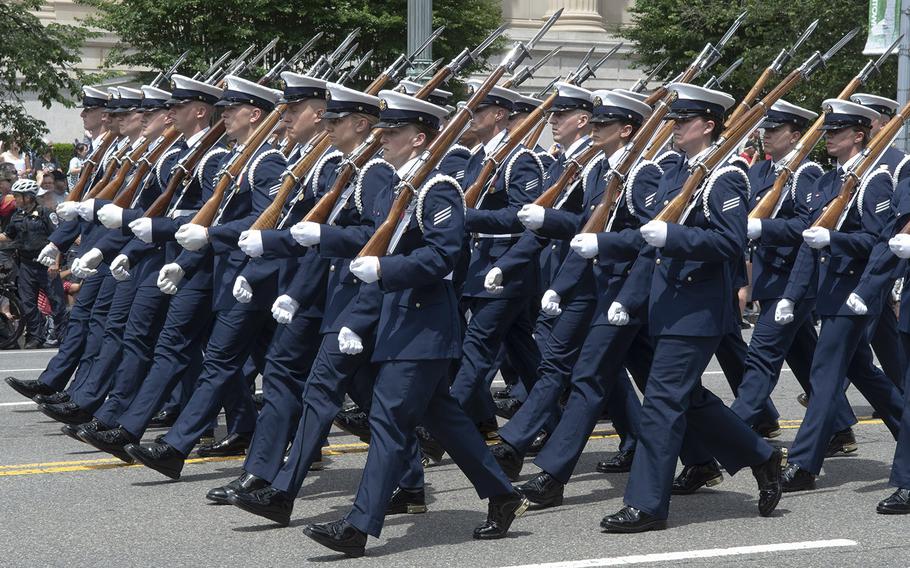 The National Memorial Day Parade in Washington, D.C., May 27, 2019.