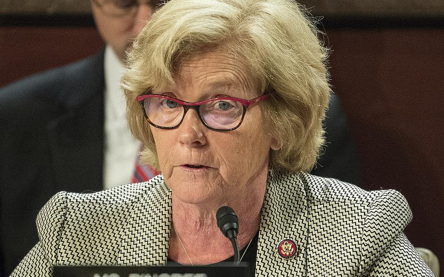 Rep. Chellie Pingree, D-Maine, speaks during a hearing on Capitol Hill in Washington on Thursday, June 20, 2019. 