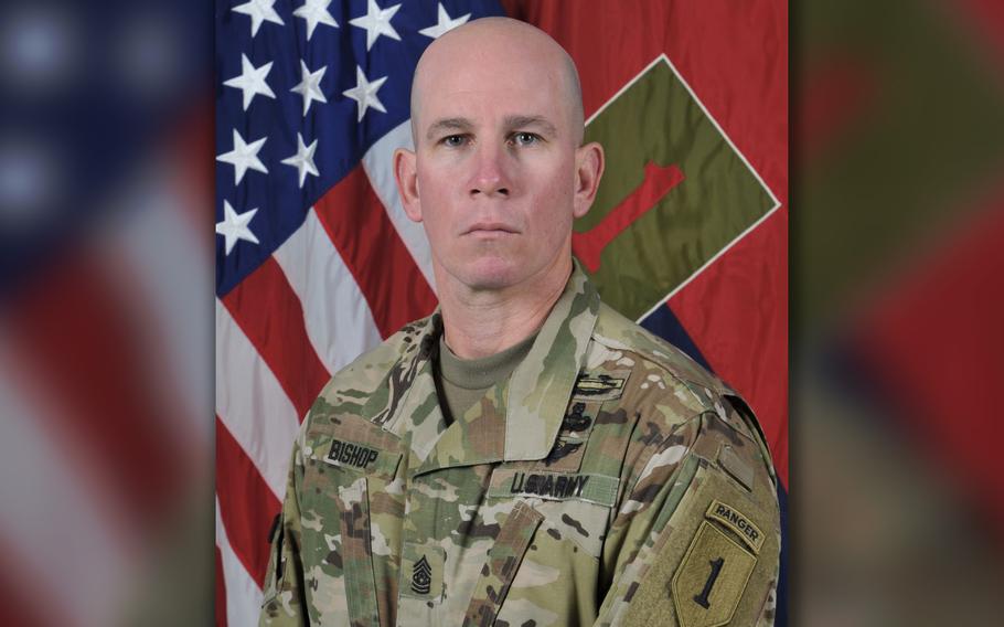 Command Sgt. Maj. Craig Bishop, currently the top enlisted soldier with the Army's 1st Infantry Division, has been tapped to become the senior enlisted adviser for Joint Special Operations Command.