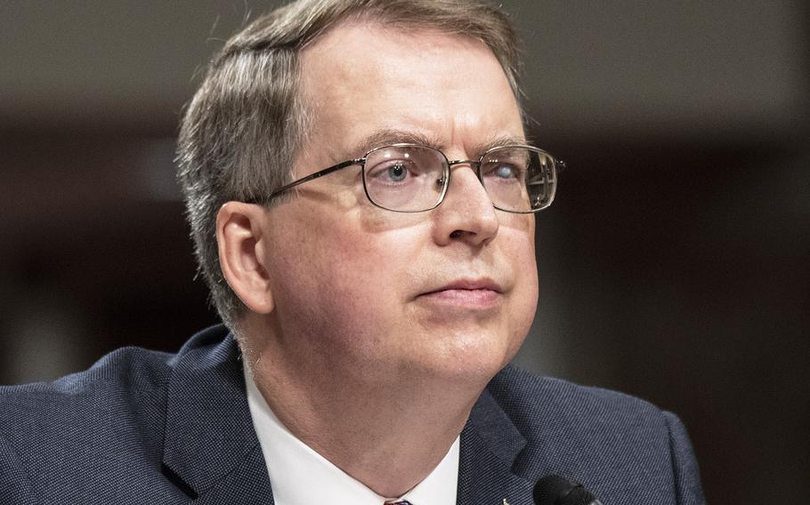 DOD Comptroller David Norquist testifies at his deputy secretary of defense confirmation hearing on Capitol Hill, July 24, 2019.